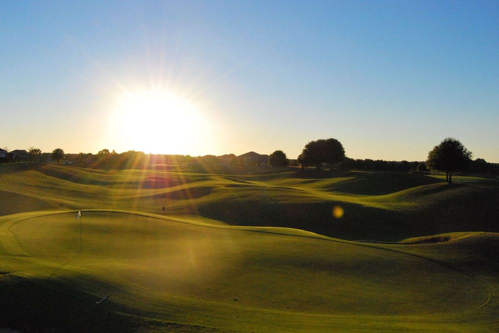 Golf-course approach and green at Black Bear Golf Club Louisiana