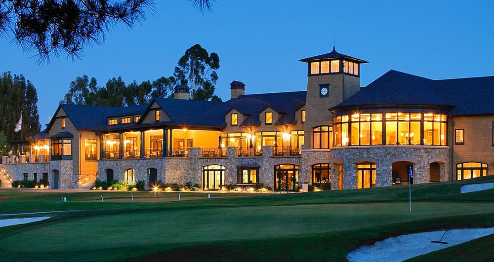 Tree-lined fairway and natural scenery at Black Bear Golf Club
