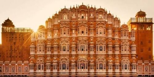 City Palace courtyard on a Jaipur full-day private tour