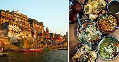 Guide leading guests through old Varanasi lanes between trusted street food stalls